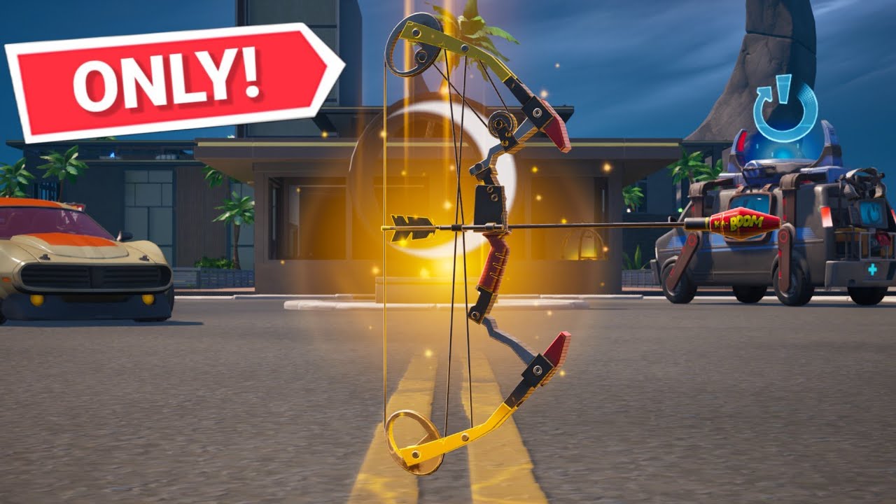 I won using the Mythic Boom Bow ONLY!