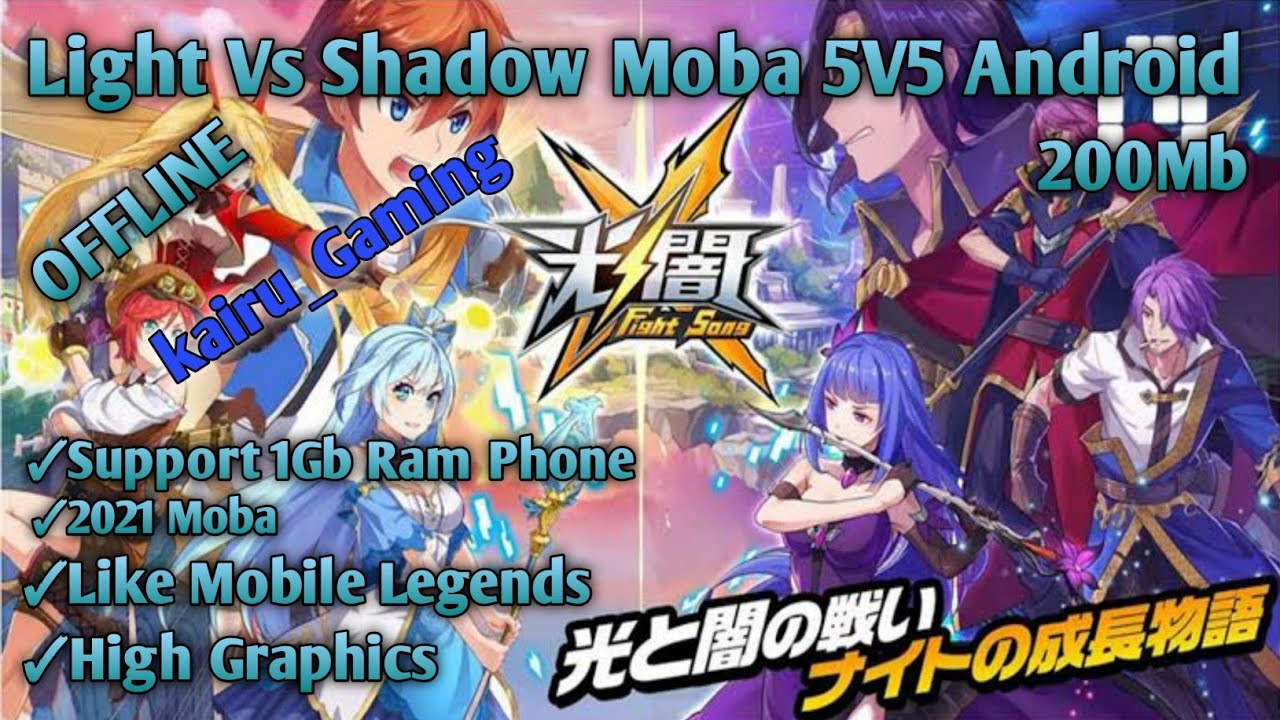 Light Vs Shadow Android/IOS | Offline Moba | Ultra High Graphics | Support 1Gb ram phone