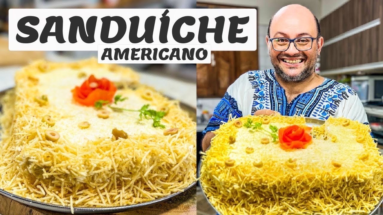 SANDUÍCHE AMERICANO | TORTA SALGADA | SABOR DE FAMÍLIA