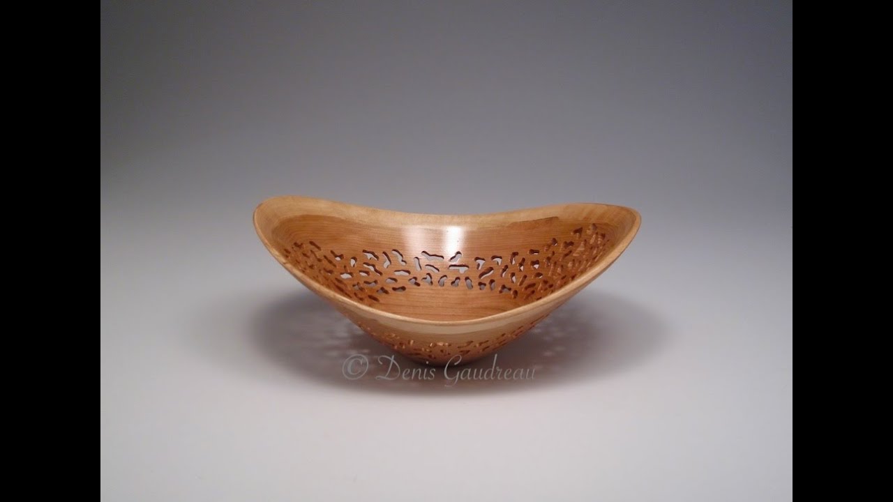 Woodturning ( No.21 ) - Decorative bowl