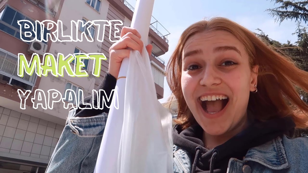 BİRLİKTE MAKET YAPIYORUZ 👷🏻‍♀️💅 I Jüriye hazırlık,süreç #Vlog #Maket #Mimarlık