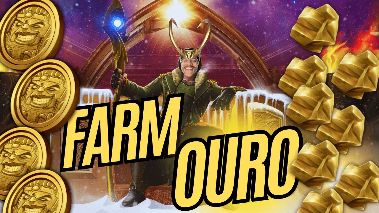 FARM: OURO / GOLD | FICAR SEM OURO NA CONTA? NUNCA MAIS! | Marvel Contest of Champions