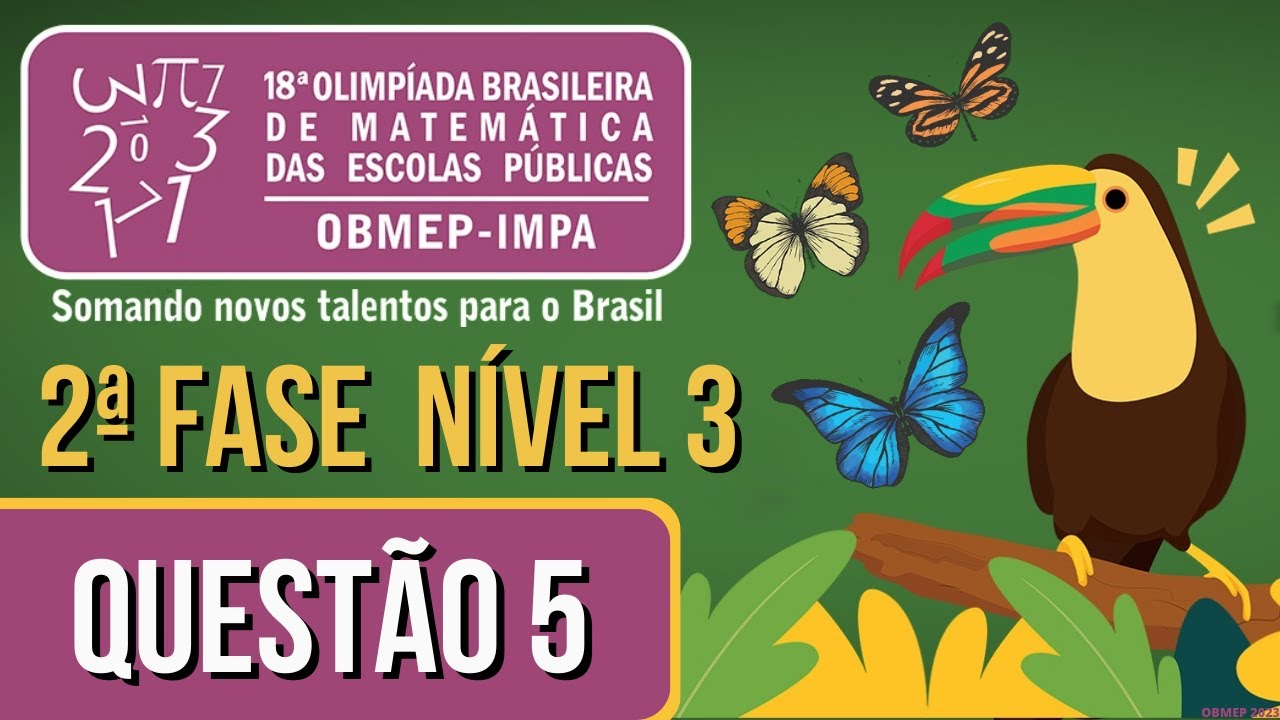 2ª FASE OBMEP 2023 NÍVEL 3 QUESTÃO 5 SEGUNDA FASE - UM ADESIVO, NA FORMA DE TRIÂNGULO RETÂNGULO
