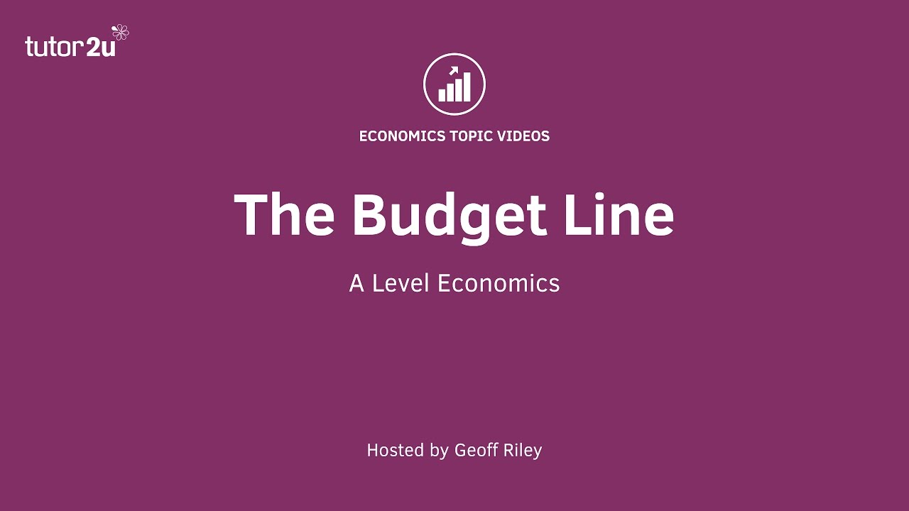 The Budget Line - Consumer Choice Theory - A Level and IB Economics