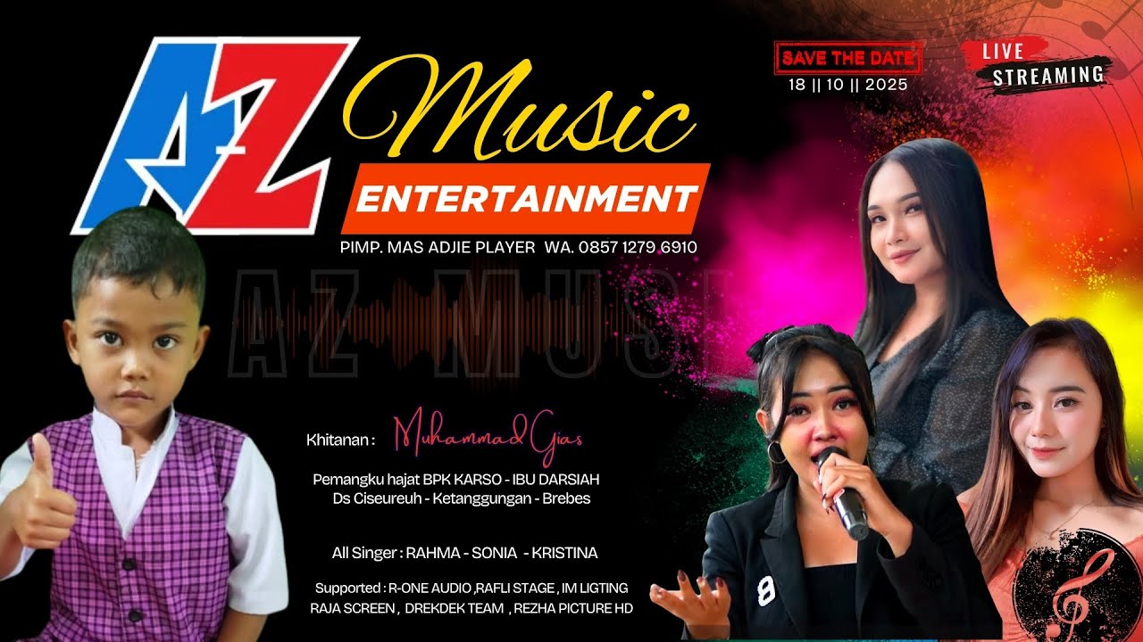 LIVE ORGAN DANGDUT AZ MUSIC - DS CISEUREUH MINGGU 18 OKTOBER 2025 ( MALAM )