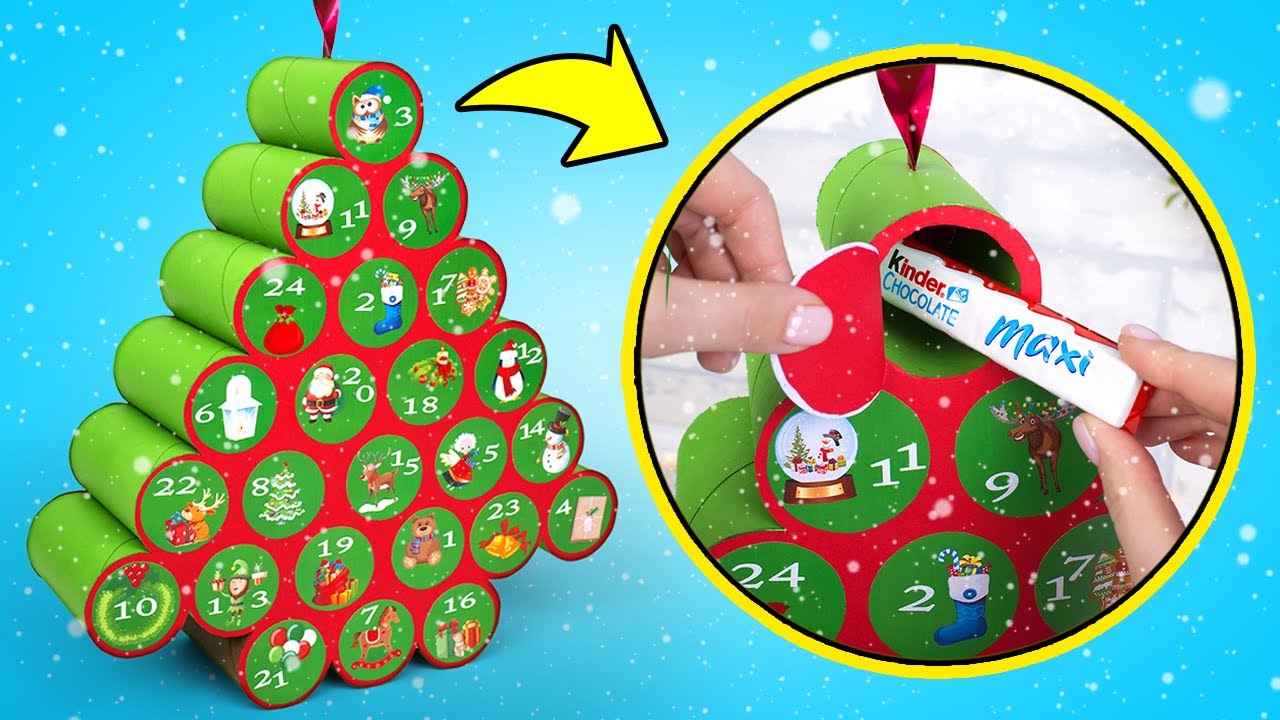 Давайте сделаем ДВА уютных рождественских адвент-календаря! 🎅🏠🎄✨
