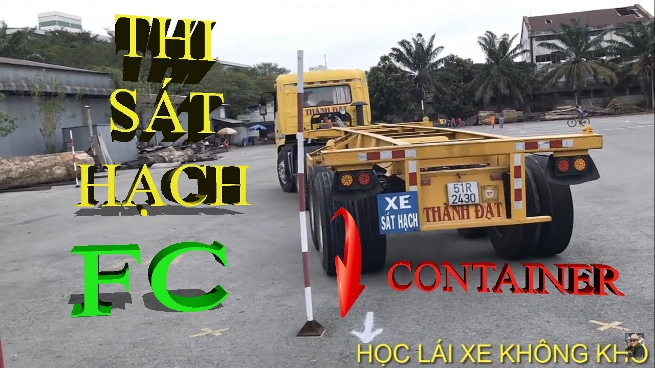 CẬN CẢNH ÔN LUYỆN THỰC HÀNH LÁI XE HẠNG FC