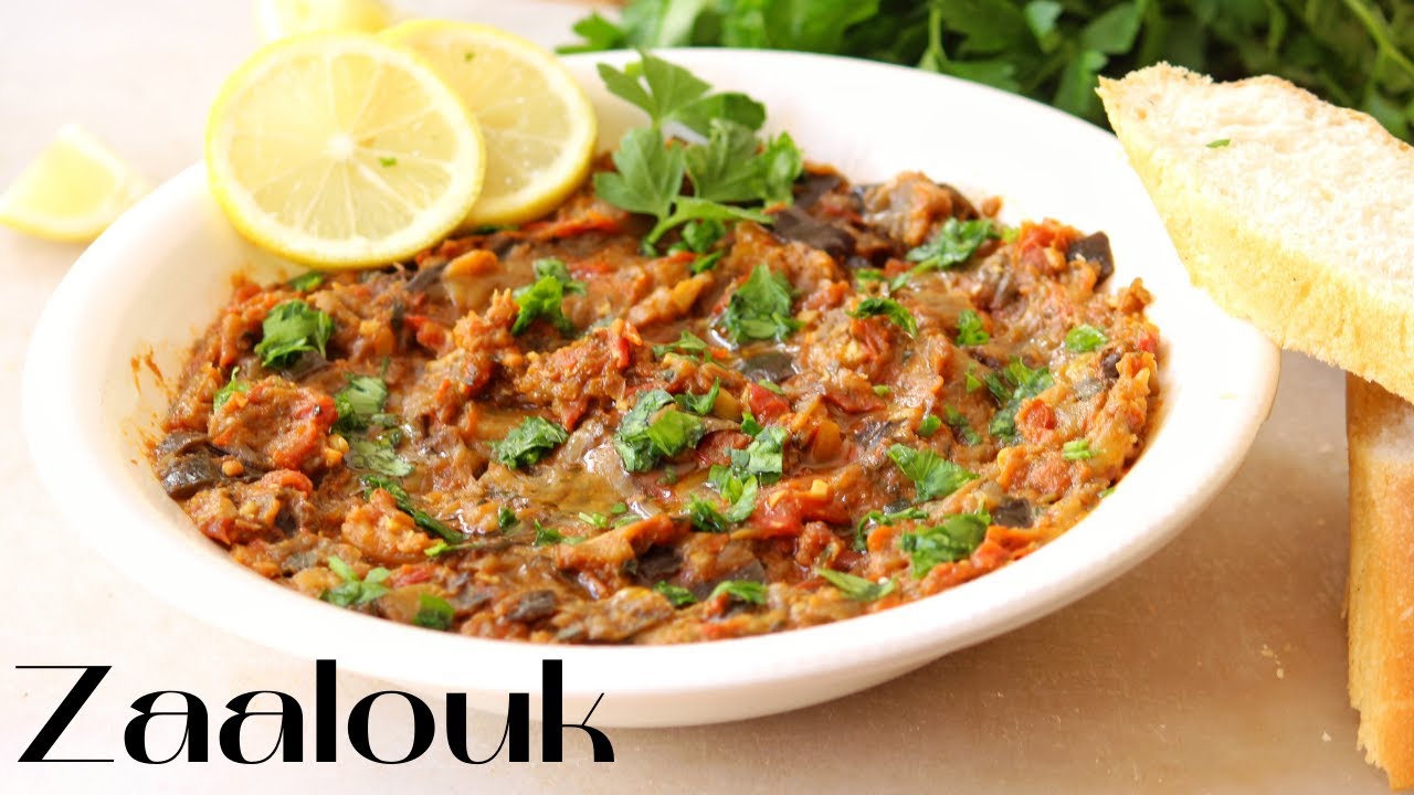 Zaalouk Recipe - Vegan Eggplant Dip