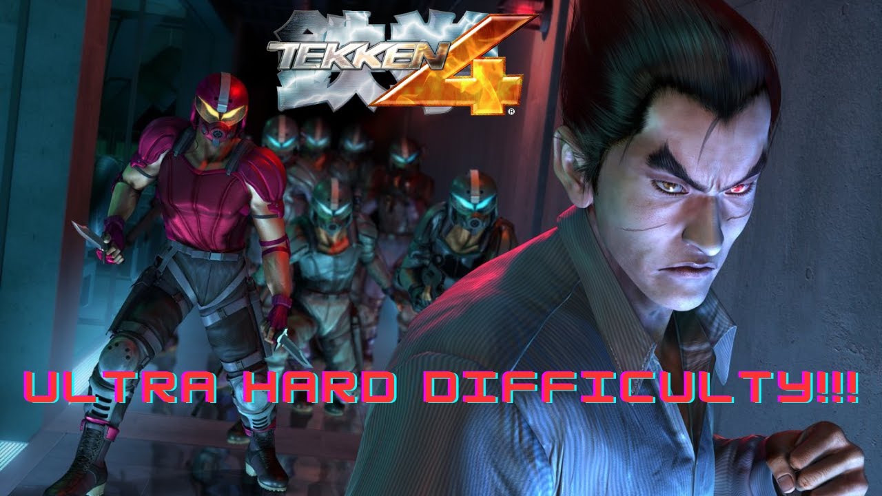 Tekken 4 ULTRA HARD MODE III: TEKKEN FORCE!!!