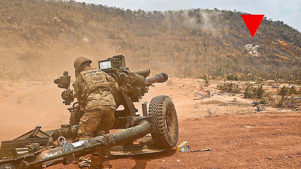 U.S. Army Mortar and Field Artillery Live-Fire in Thailand