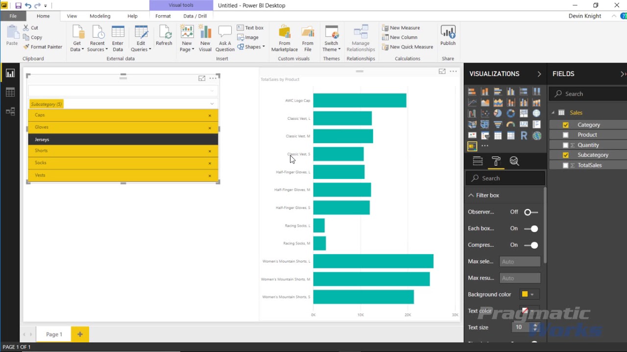 Power BI Custom Visuals - Smart Filter by OKViz