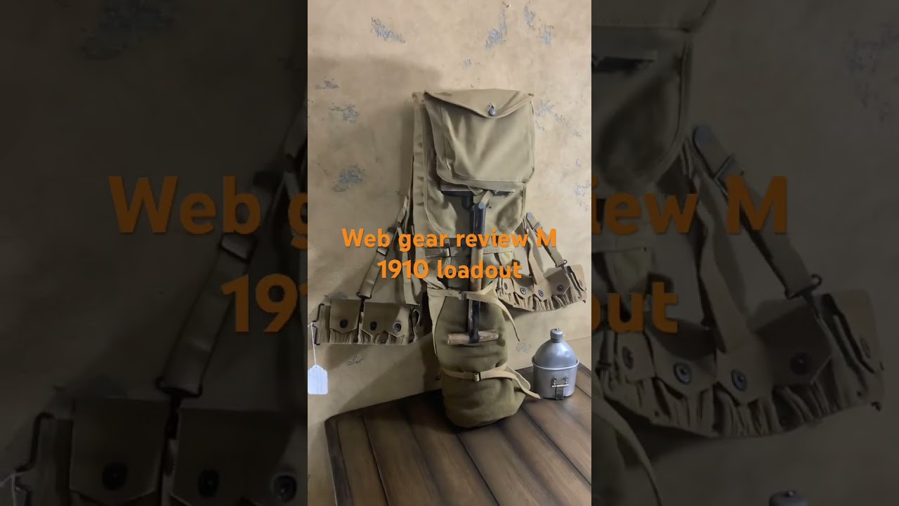 Load out video M 1910 haversack #ww2 #army #militaryhistory #military ￼
