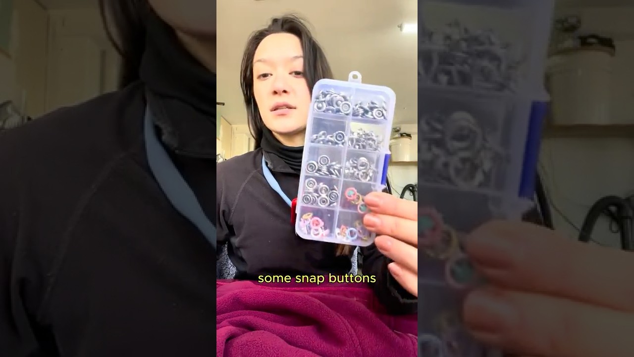 How to put snap buttons? snap fasteners #sew #sewingtutorial #sewyourown #sewingtips