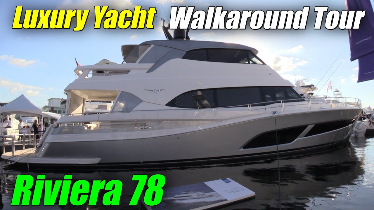 The Best of Australia !!! 2023 Riviera 78 Luxury Yacht