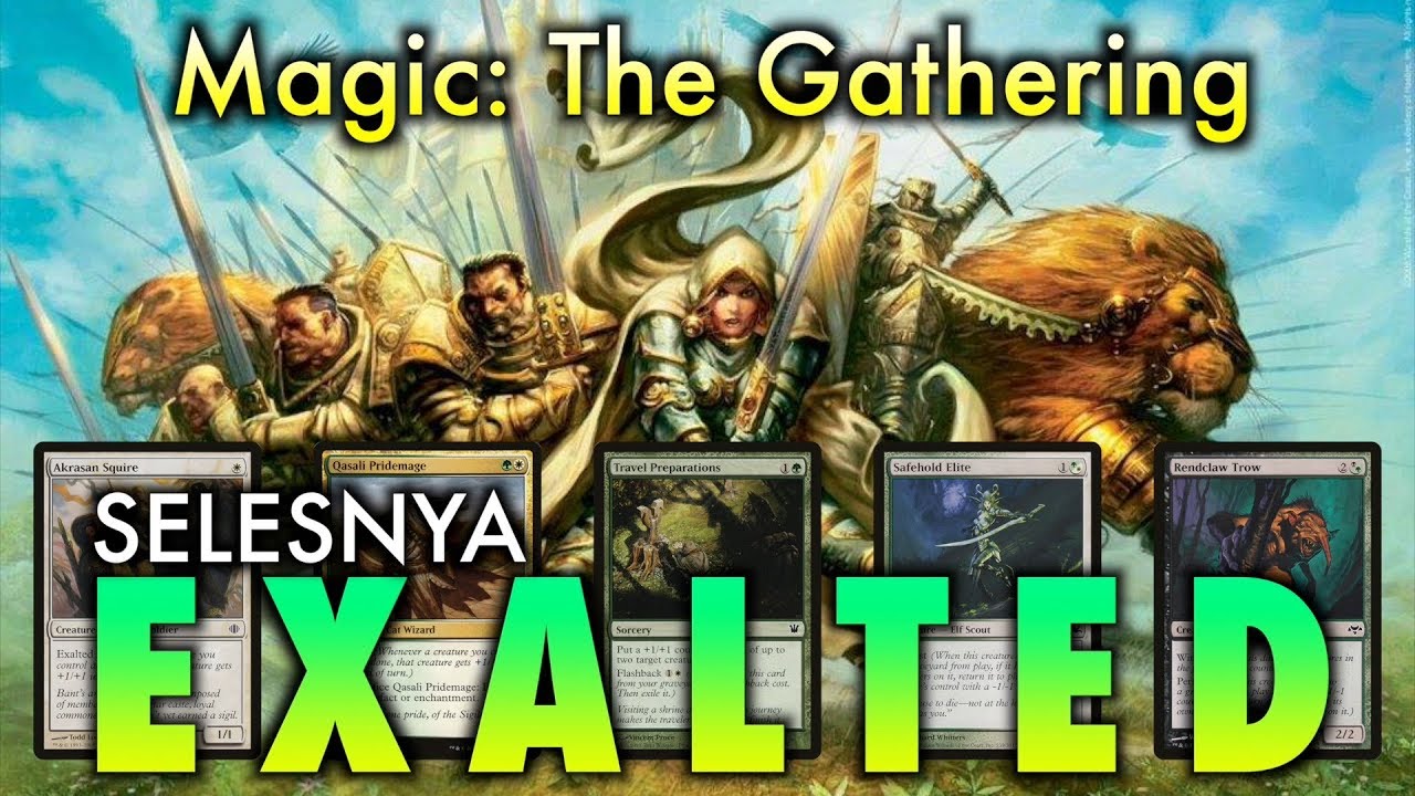 MTG- Budget Selesnya Exalted Pauper Deck for Magic: The Gathering