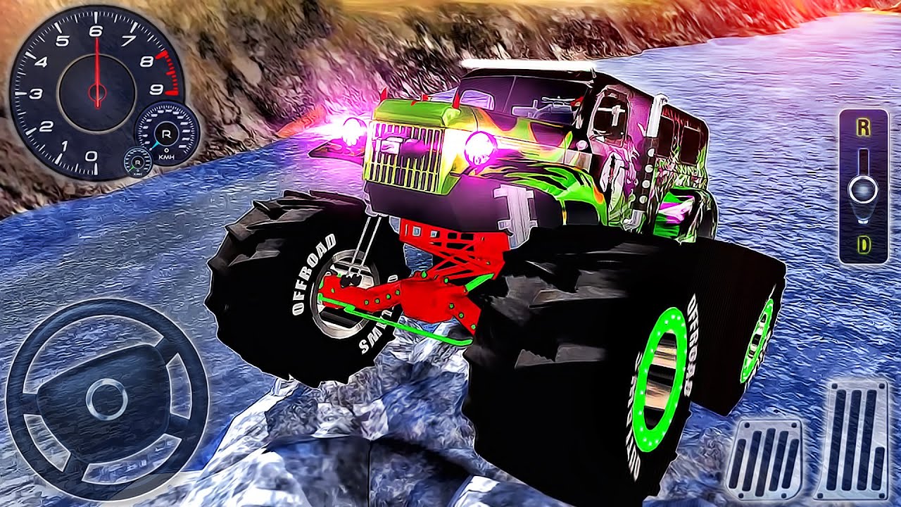 Offroad Outlaws Simulator #15 - Extreme Monster Bus Mud Crawler Rocks Driving - Android GamePlay