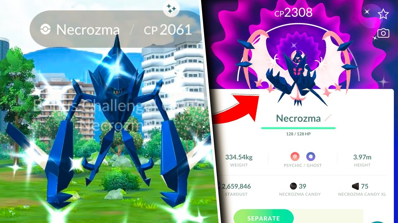 КАК СЛИТЬ НЕКРОЗМУ В POKEMON GO! Слияние блестящих рассветных крыльев с Некрозмой!