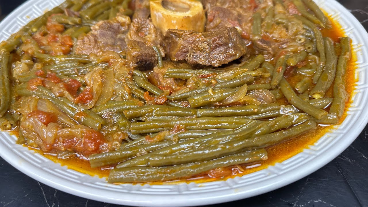 Des haricots verts fondants😋Un plat familial qui sent bon la cuisine maison👌🏻