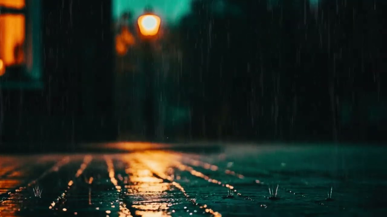 Rainstorm at Night with Thunder | Calm Mind & Deep Rest
