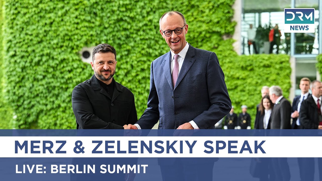LIVE: Merz & Zelenskiy&rsquo;s Joint Press Conference in Berlin - Ukraine Aid & Ceasefire Talks | AC1G