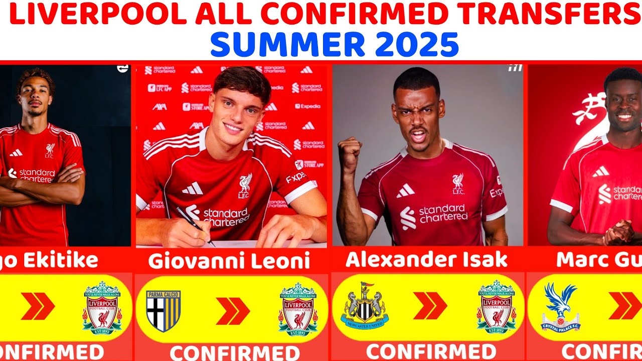 🚨ISAK SAGA FINALLY OVER✅, GUEHI, LEONI, ✅, LIVERPOOL ALL DONE DEALS SUMMER 2025