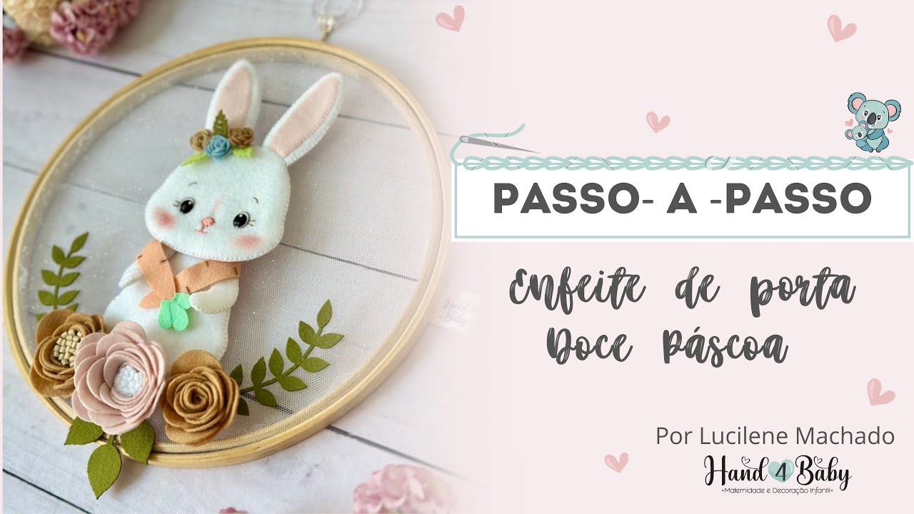 Artesanato de páscoa fácil de fazer - Passo-a-passo +  molde gratuito