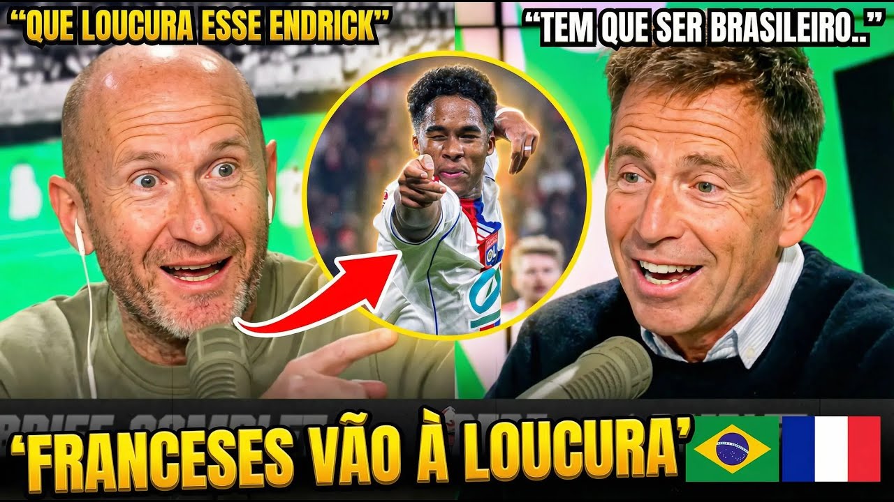 🔥&iexcl;INACREDIT&Aacute;VEL! Imprensa francesa fica EM CHOQUE com gol de Endrick