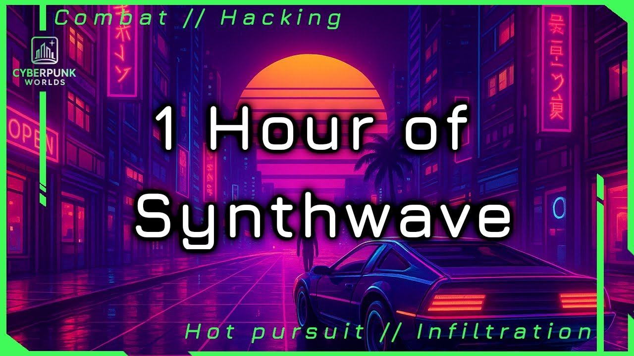 Cyberpunk Synthwave Mix (1 Hour) | Neon Night Drive & RPG Ambience