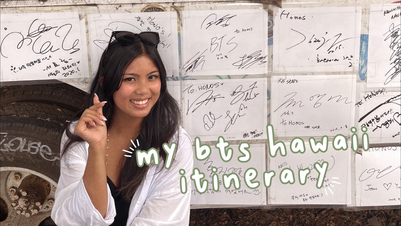 a BTS hawaii itinerary | hono's shrimp, kualoa ranch & more