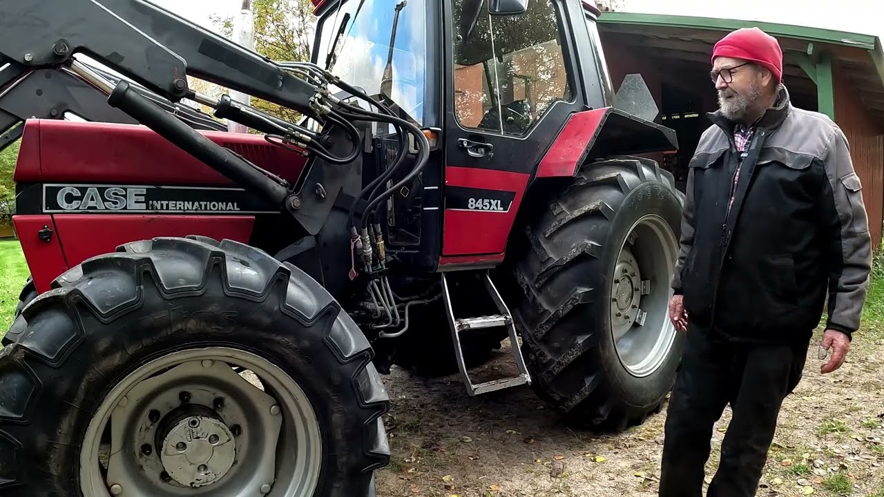 Case 845 XL laakerit on paikallaan.