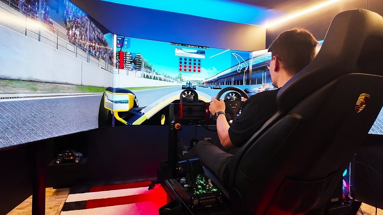 Этот гений зашёл слишком далеко со своим SIMRACING-сетапом (Режис)