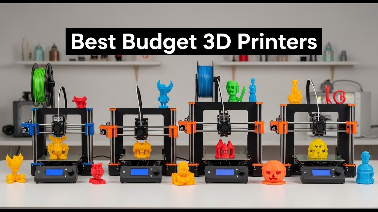 TOP 5 Best Budget 3D Printers 2026