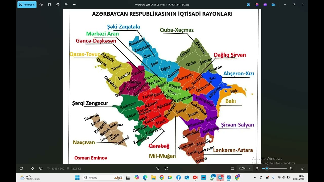 Azərbaycanın iqtisadi coğrafi rayonları