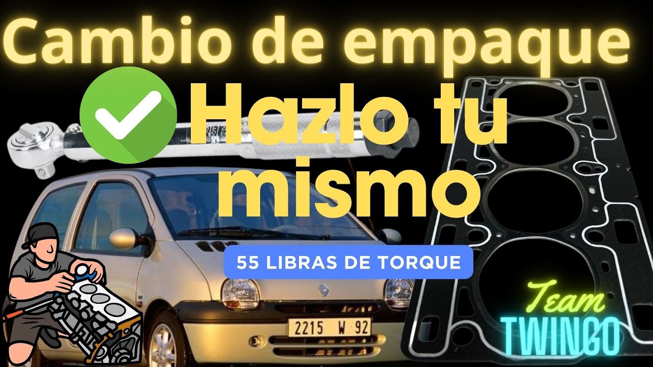 Renault Twingo 2006 16V:  Aprende a Cambiar Empaques de compresión o culata⚡⚡⚡