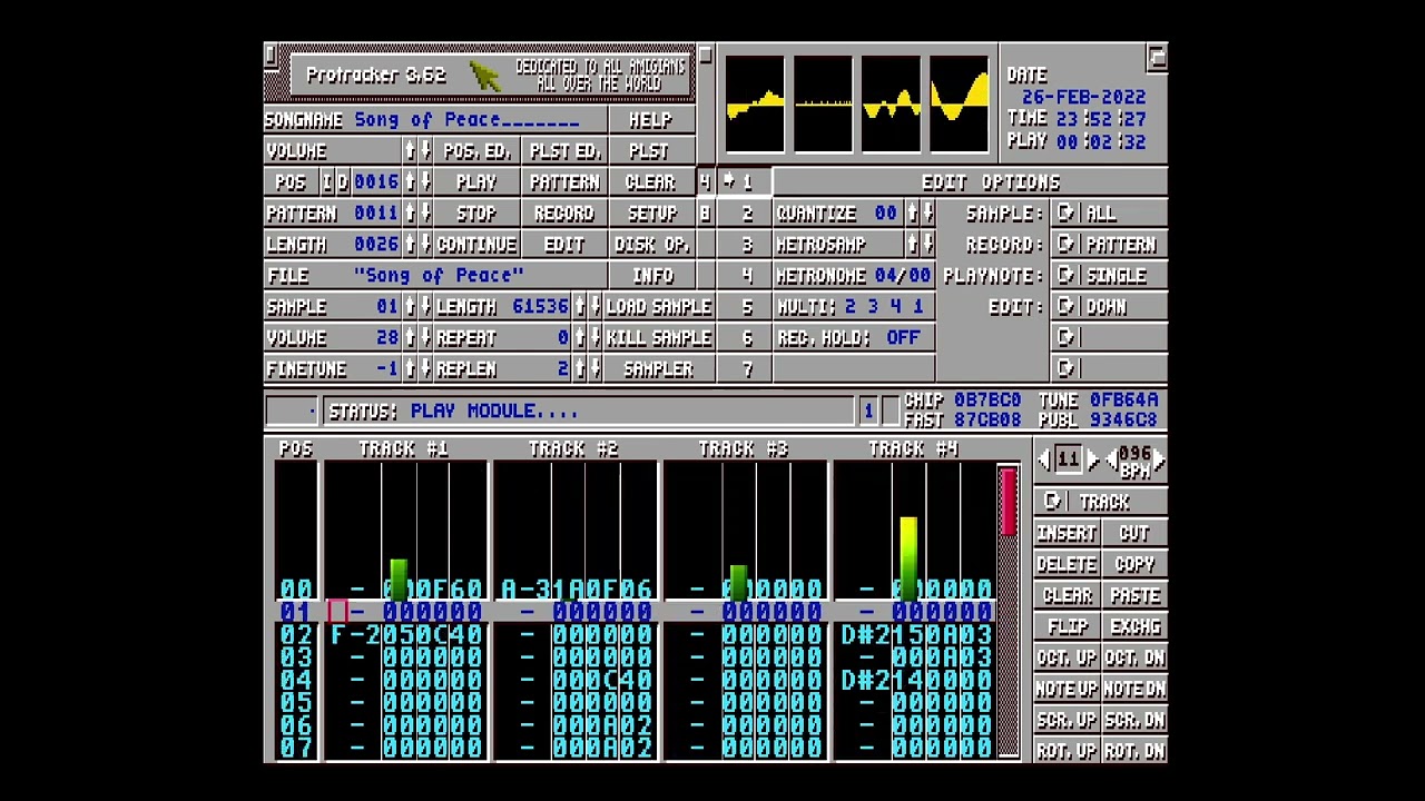 Amiga music: Song of Peace by Manwe/SandS