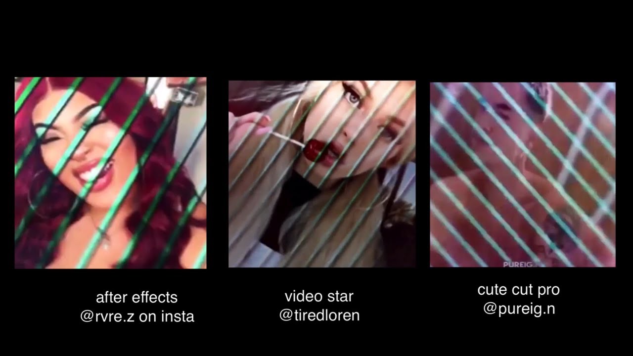 REMAKING INSTAGRAM EDITS/ video star, after effect and, cute cut pro