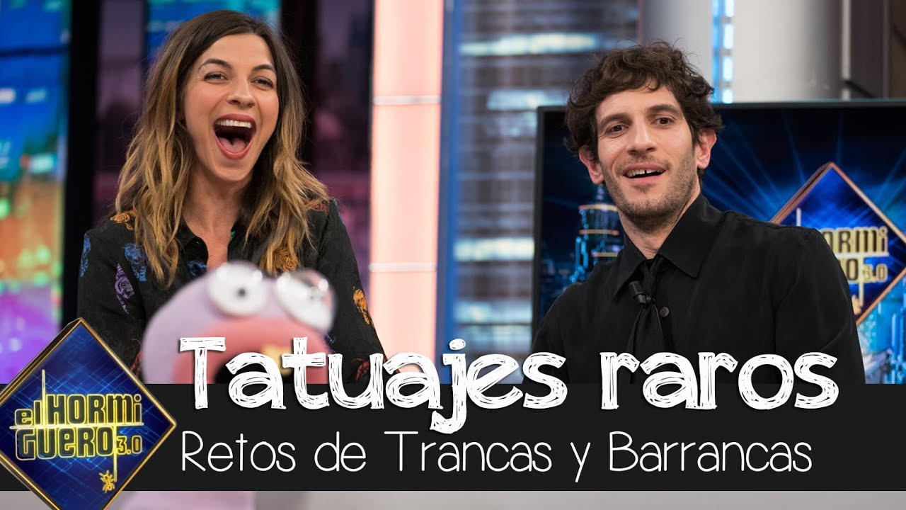Trancas y Barrancas sorprenden a Quim Gutiérrez y Natalia Tena con tatuajes raros - El Hormiguero