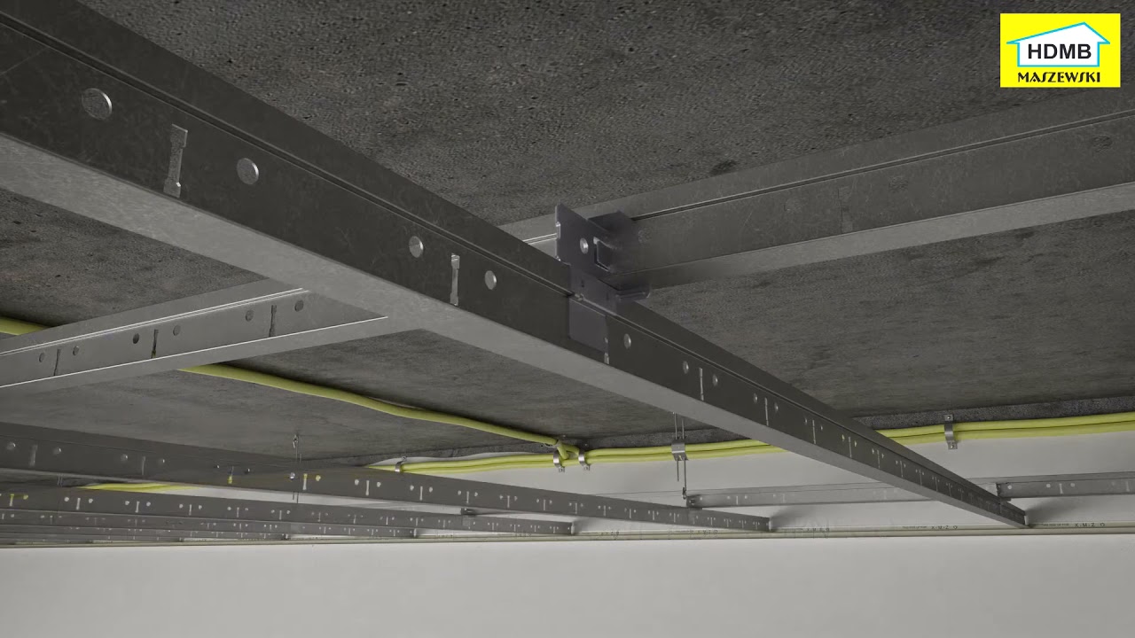 Montaż sufitu Rockfon&reg; System T24 X DLC - HDMB Maszewski