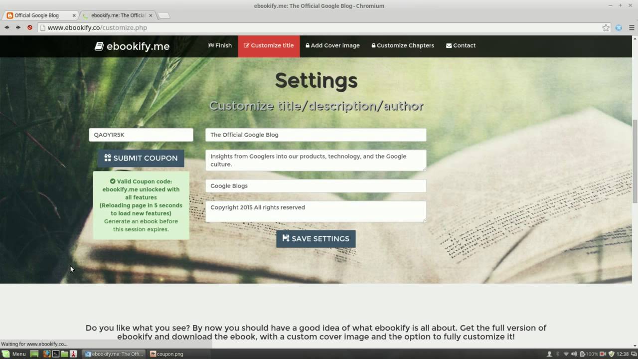 How to Turn Your Blog into an Ebook Tutorial
