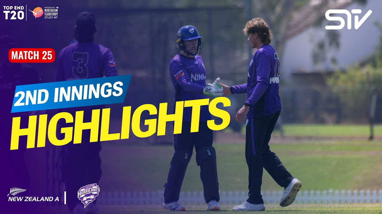 New Zealand A Highlights | New Zealand A vs Hurricanes | Top End T20 2026 | Match 25 | ZP1H