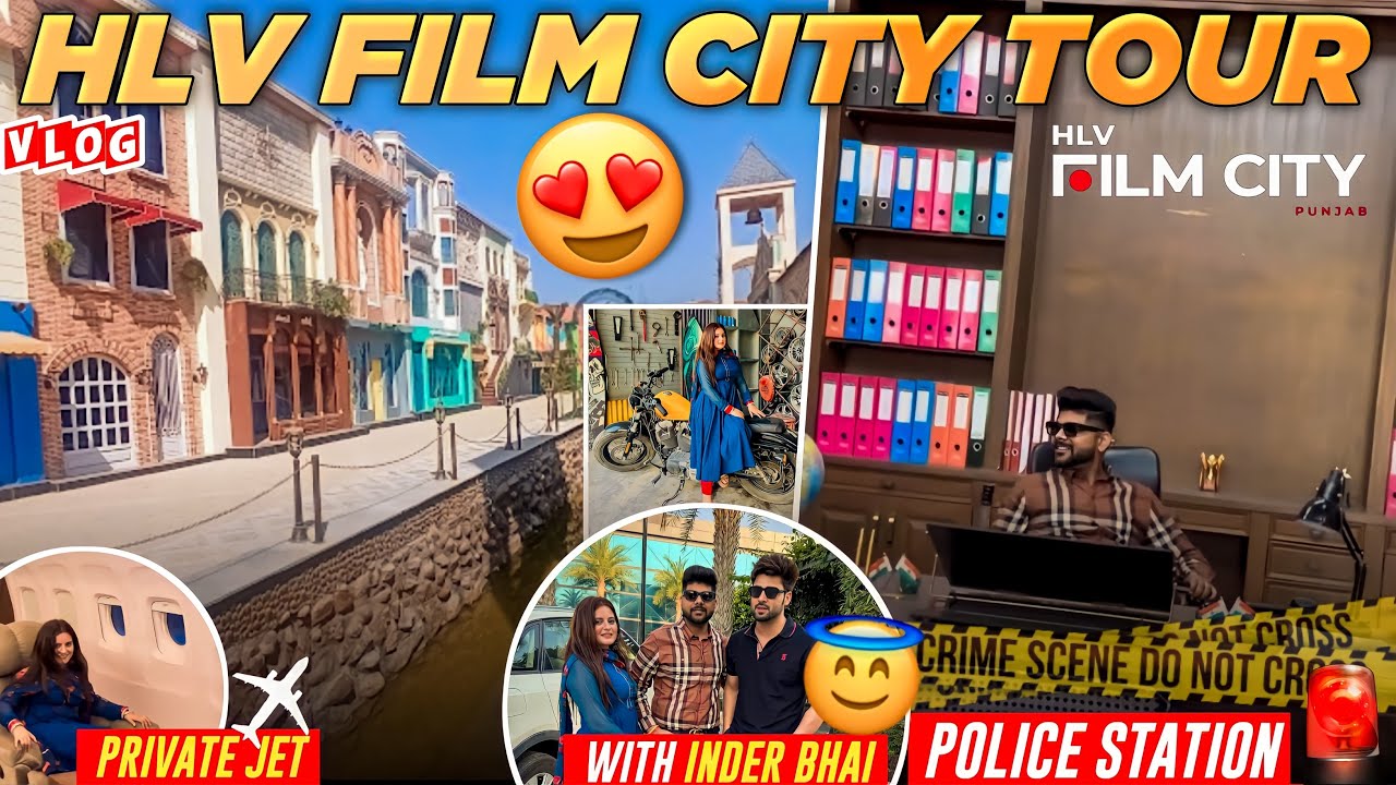 HLV Film City Tour🔥😍|North India Ki No 1 Film City|Mohali📍 Inside view Of HLV Mohali