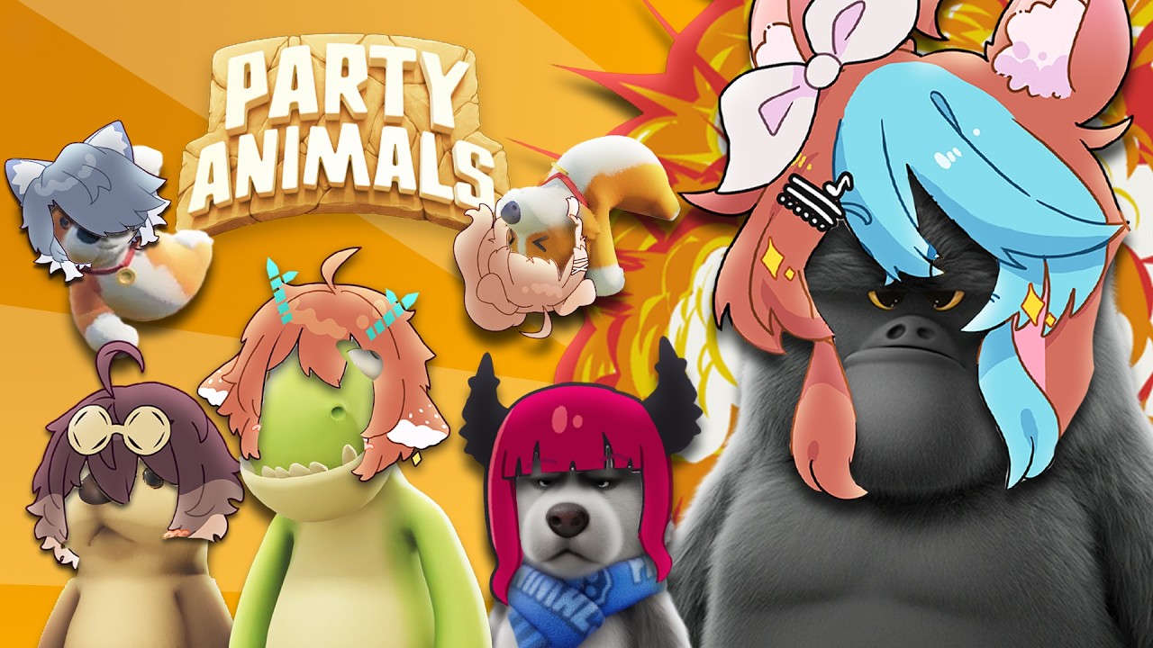 EL CLUB DE LAS PELEAS FURRAS 👊 | Party Animals #vtuber #KeirameVT #anime