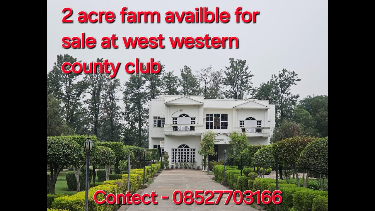 Luxury farm house in 2 acre for 11cr contact for more details