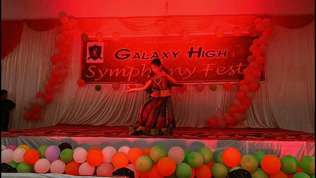 Galaxy high school annual day celebration 4th 5th girls 