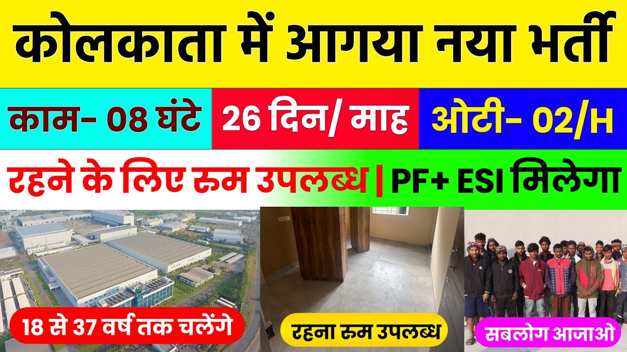 Job Vacancy in Kolkata 2026 | Kolkata Job Vacancy 2026