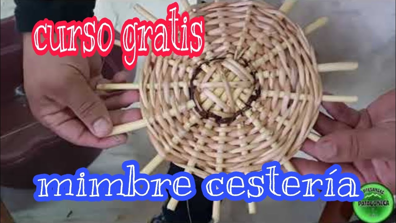 Canasta, mimbre, curso gratis.