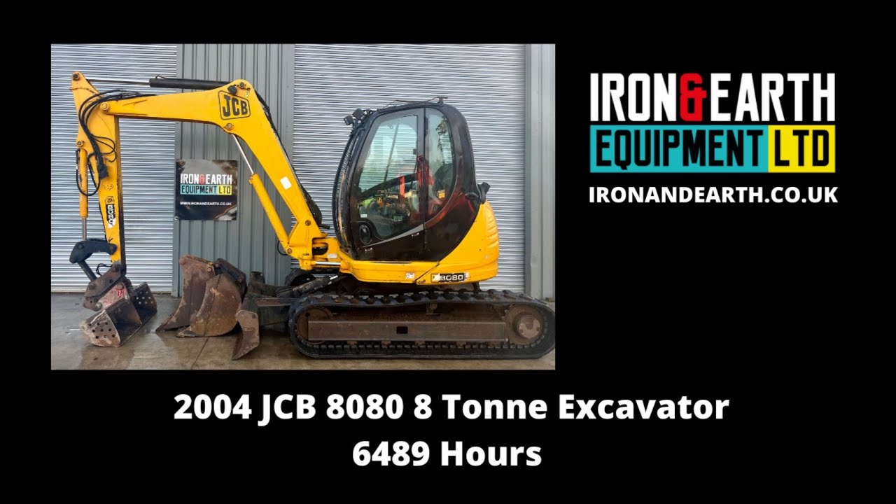 2004 JCB 8080 8 tonne Excavator