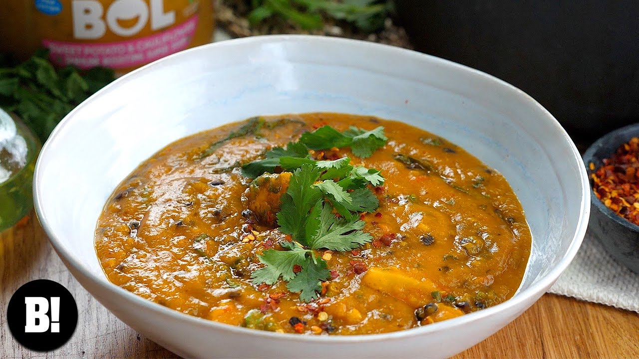 Sweet Potato & Cauli Soup - with BOL