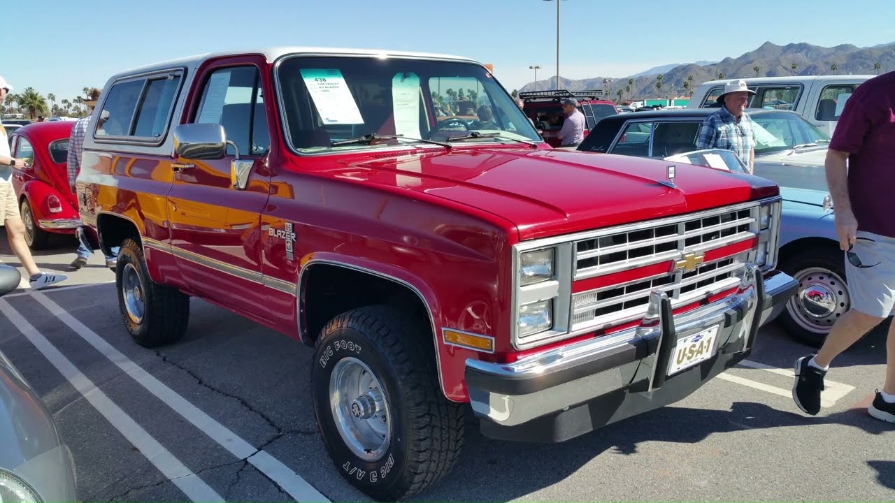 1985 Chevrolet K5 Blazer SOLD $33,000 Auction All Original Survivor 33K Miles 6.2L Silverado Square