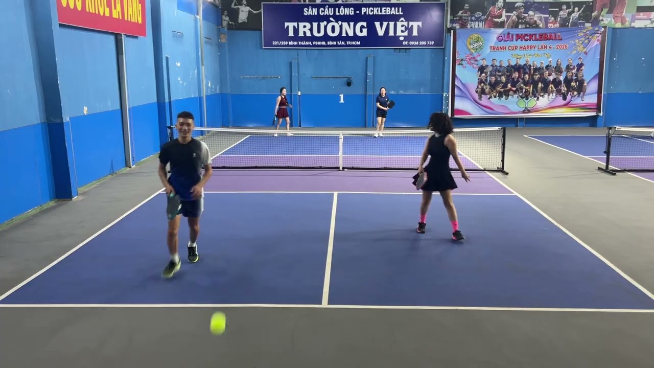 Hà Lê vs Bắp Tuyết 👹 Pickeball 16/2 